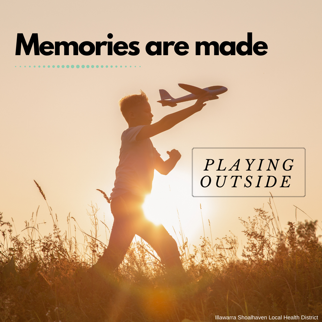 Memories are made playing outside