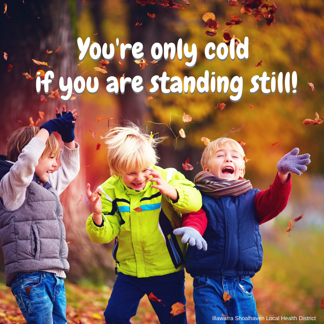 You're only cold if you're standing still