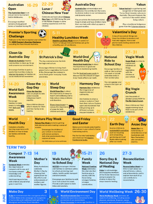 Activity ideas calendar 2023