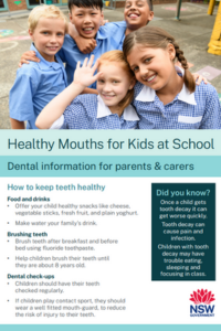 Healthy mouths for school kids thumbnail