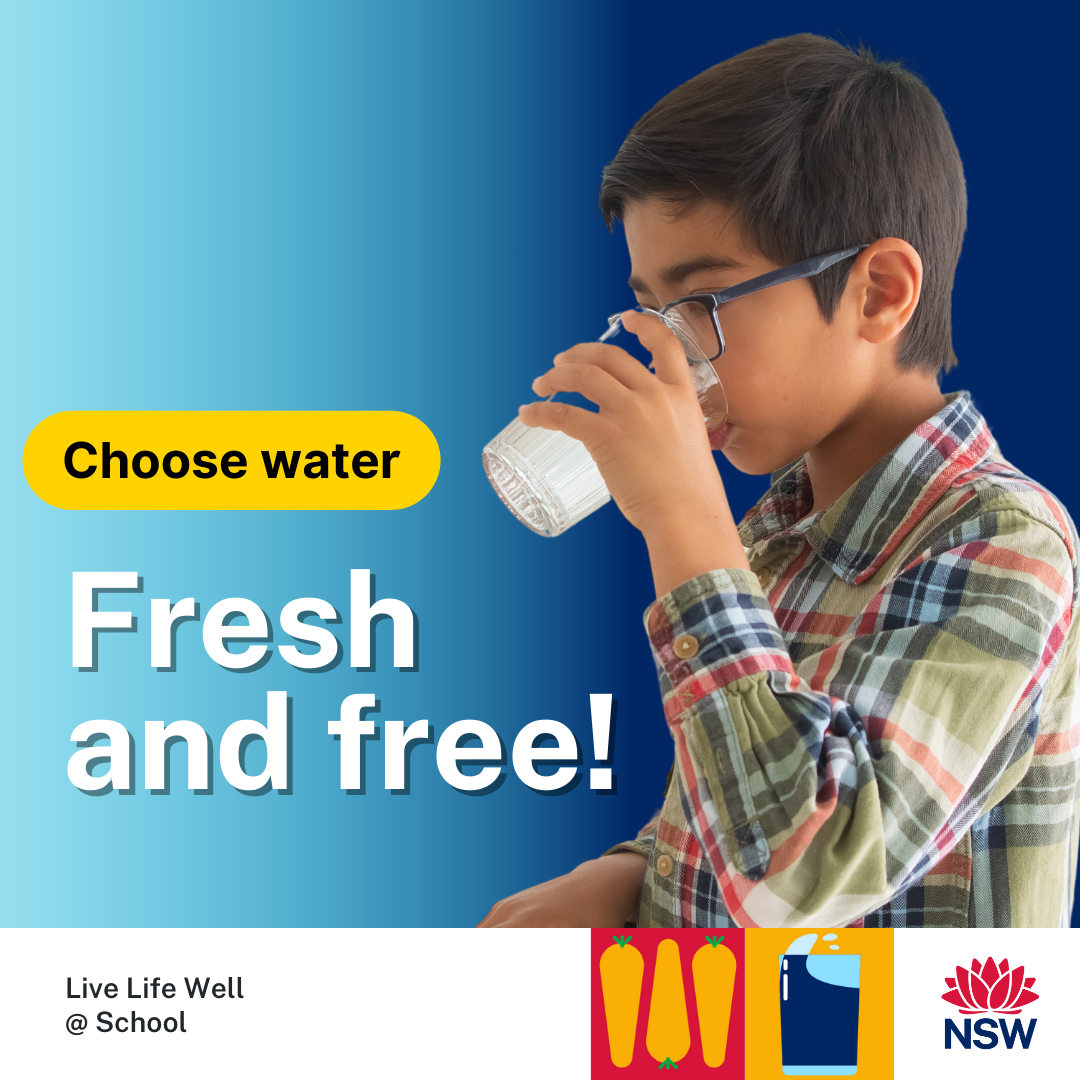 Choose water - fresh and free 