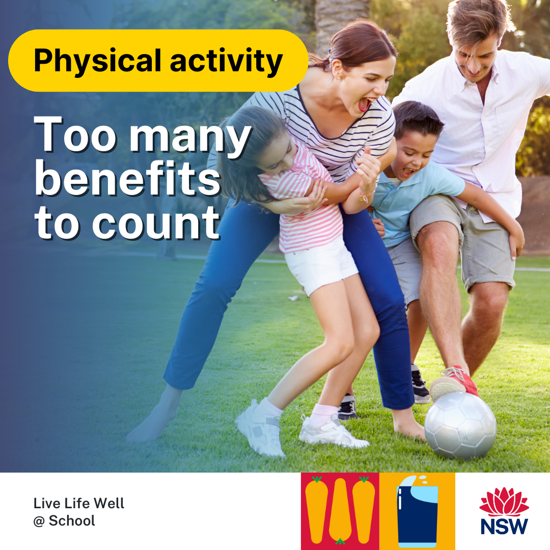 Physical activity - too many benefits to count