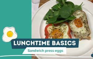 Sandwich press eggs