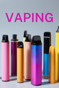 Picture of colourful vapes