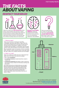 Pdf factsheet on how vaping changes your brain