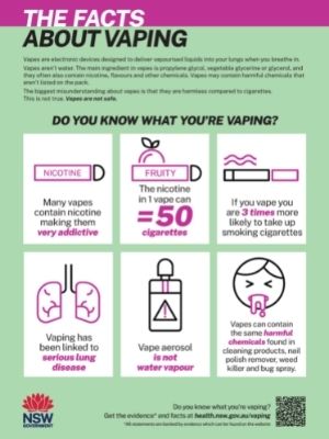 Facts about vaping for students