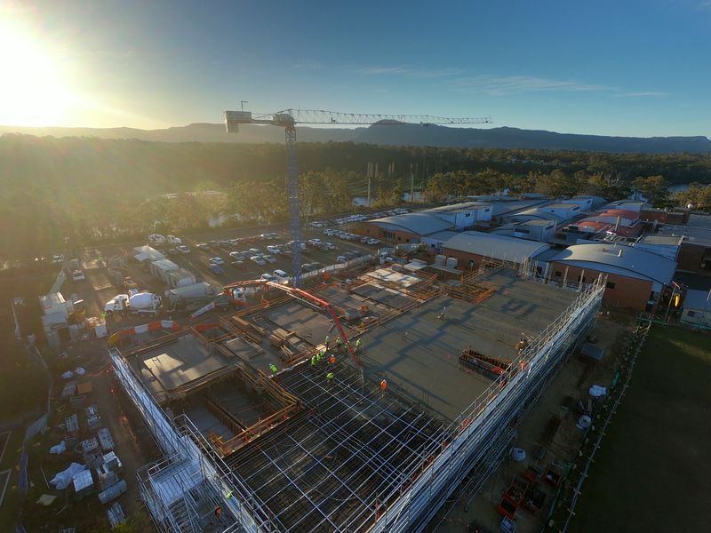 Shoalhaven Hospital Car Park Progress Shots July 2019