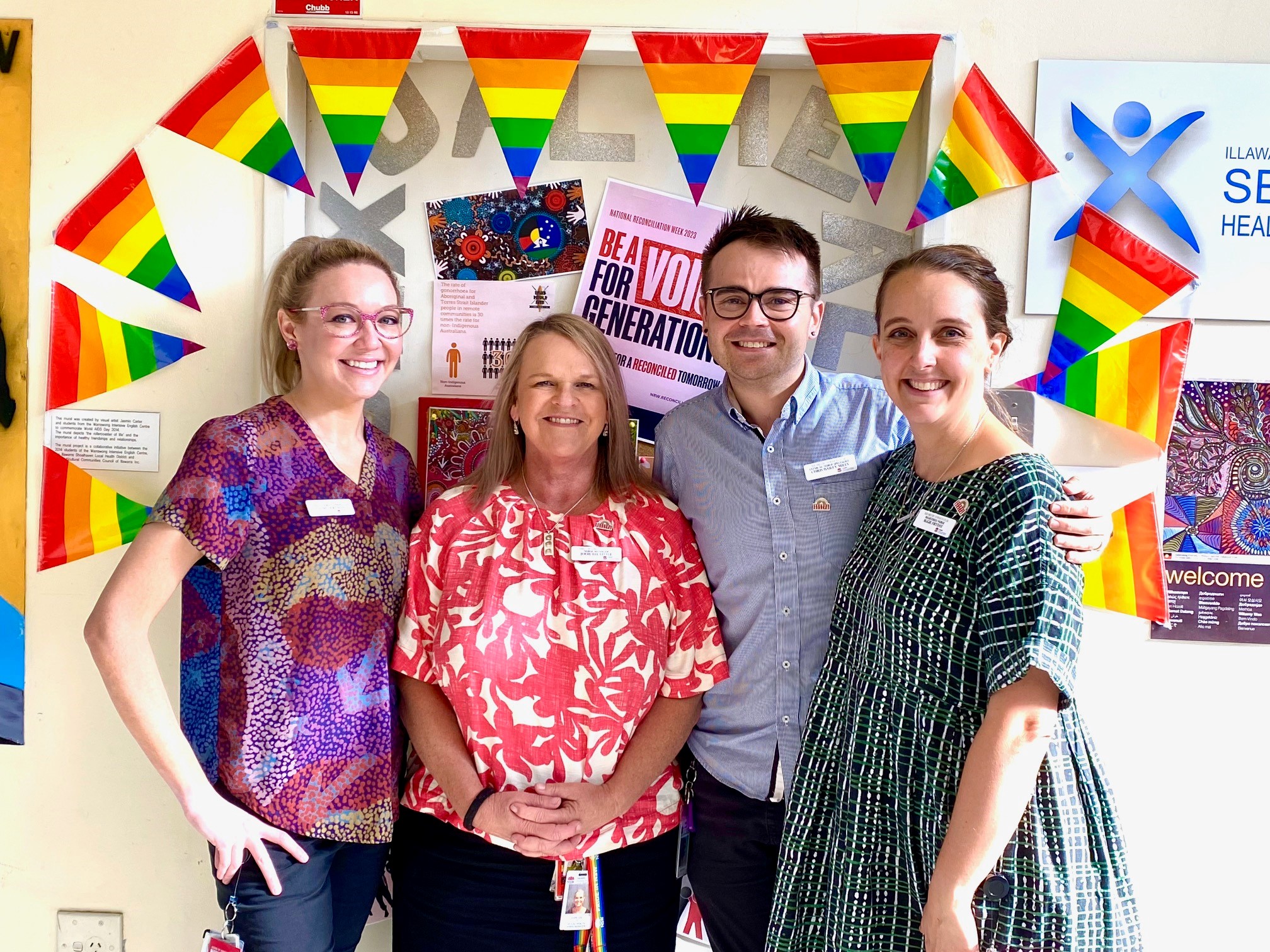 Staff at the Sexual Health Clinic