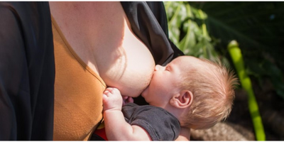 Baby breastfeeding