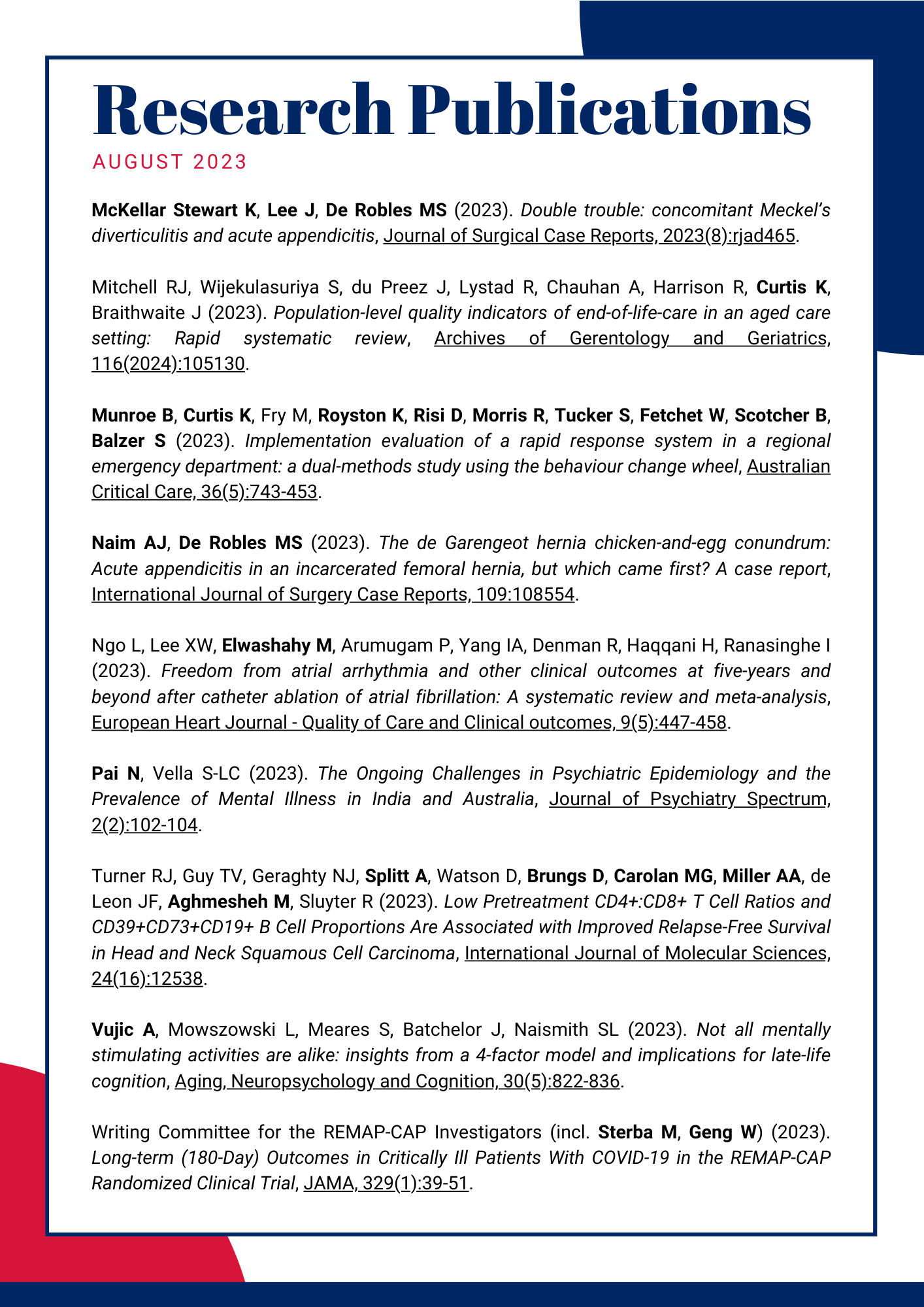 August 2023 Research Gazette