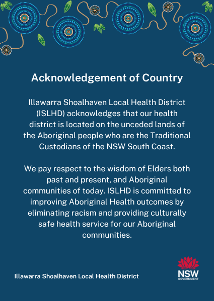 ISLHD Acknowledgement of Country