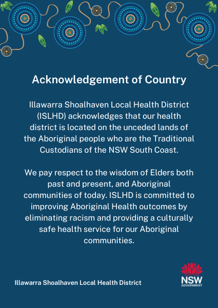 ISLHD Acknowledgement of Country