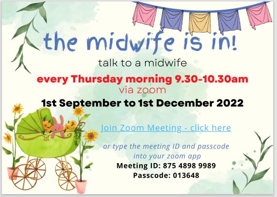 talk to a midwife Thursday