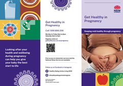 Aboriginal and Torres Strait Island Get Healthy in Pregnancy brochure