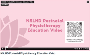 Video, postpartum, RNS