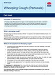Whooping cough factsheet