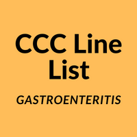 CCC Gastroenteritis Line List