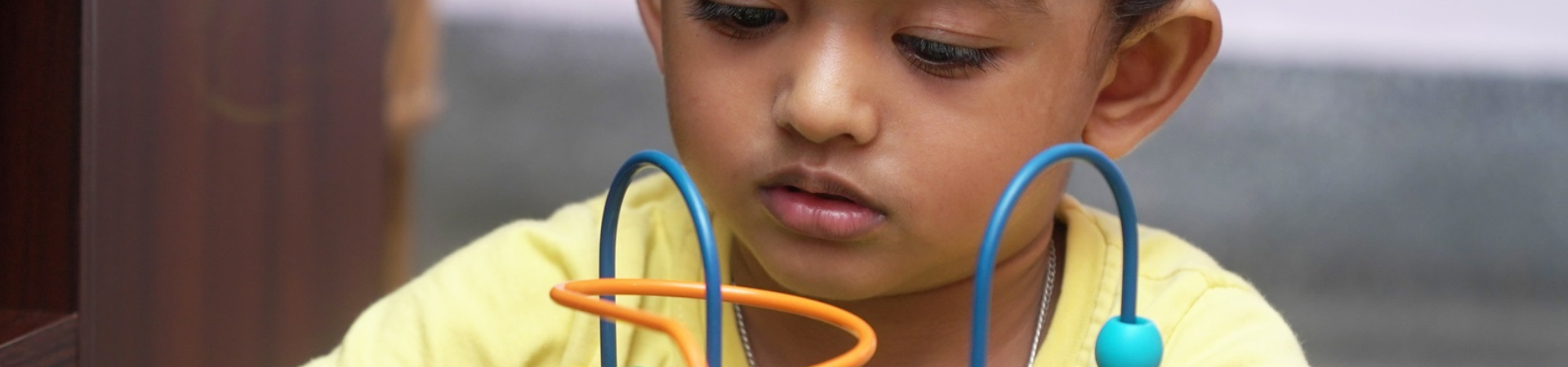 Young Indian boy playing